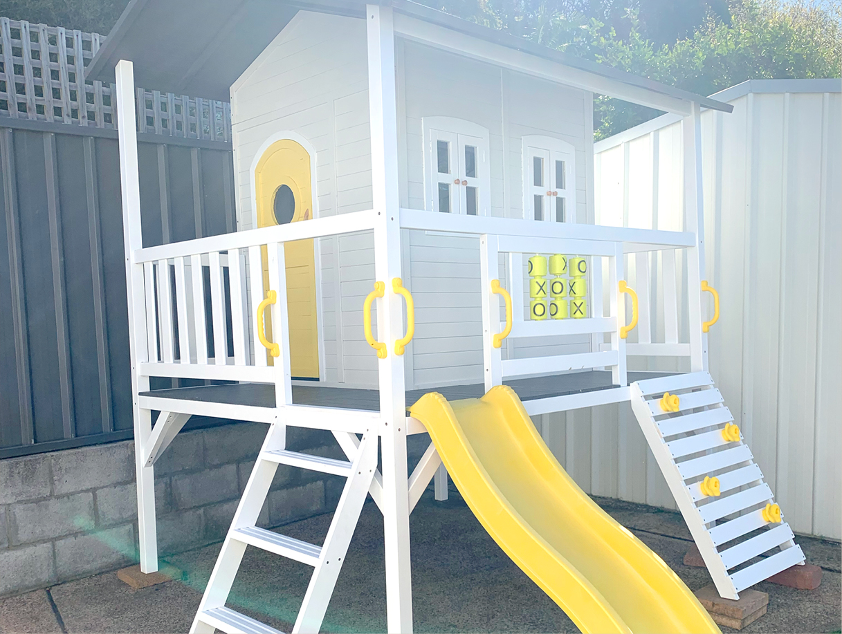 Cubby house makeover
